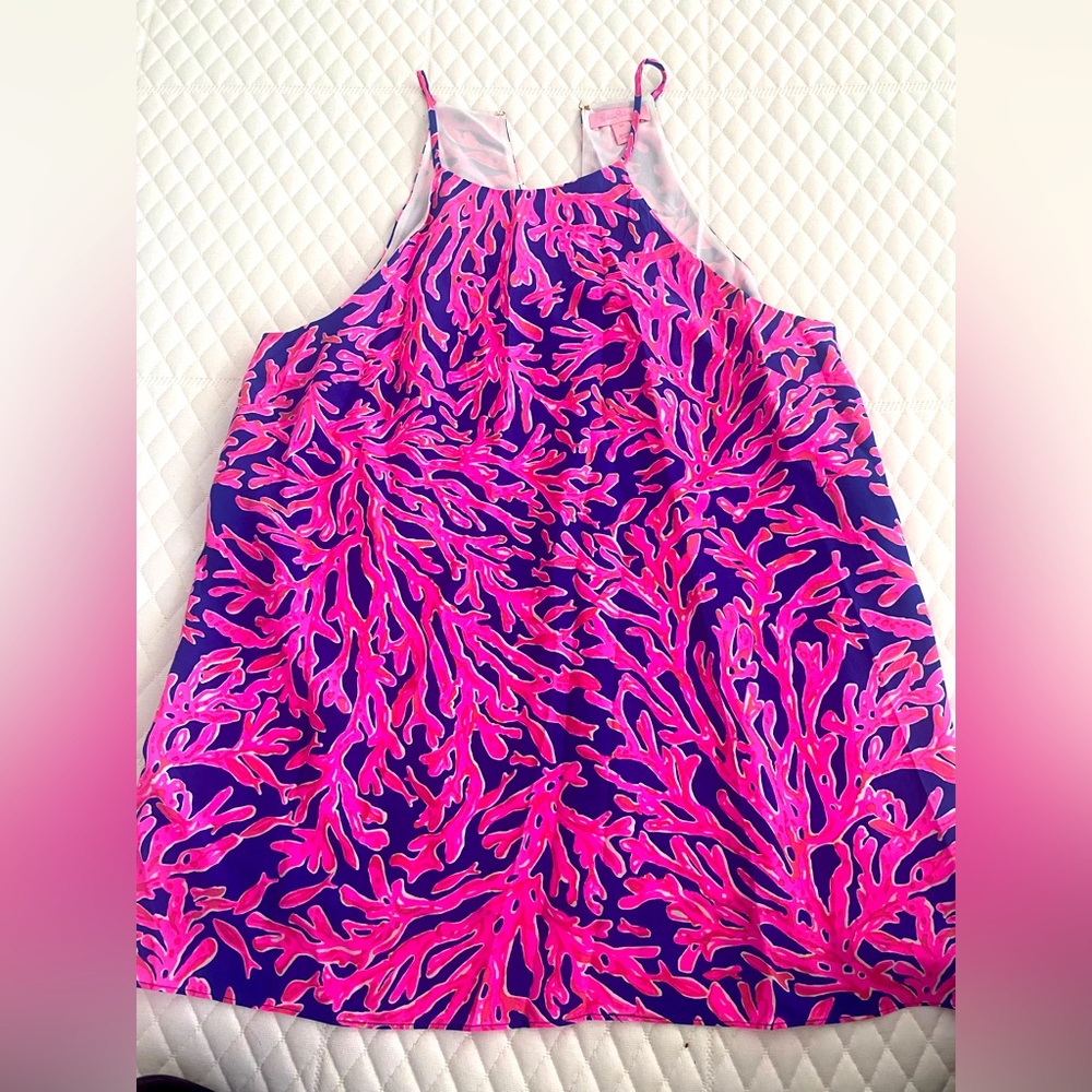 Lilly Pulitzer Pink and Navy top